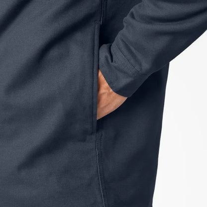 Water Repellent Duck Hooded Shirt Jacket for Men