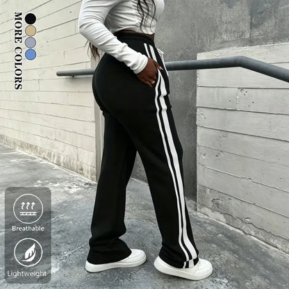 Women's Casual Side Stripe Jogger Pants