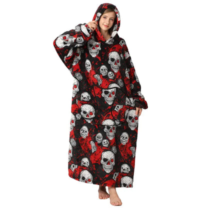 🔥 TODAY ONLY SALE! Msrlassn Oversized Sherpa Wearable Hoodie Blanket – Ultra-Soft, Warm & Cozy | Limited-Time Deal