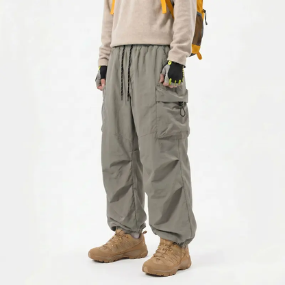 Unisex Loose-Fit Hiking Pants — Lightweight, Water-Repellent, Quick-Drying Outdoor Trousers