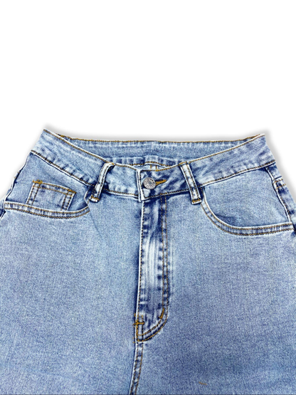 Women's 5-Pack High Waist Slim-Fit Pants – Elegant Casual Button Fly Jeans for All-Season Wear