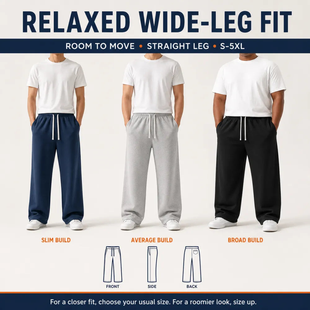 Men's Wide-Leg Sweatpants