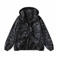 Black and gray camouflage