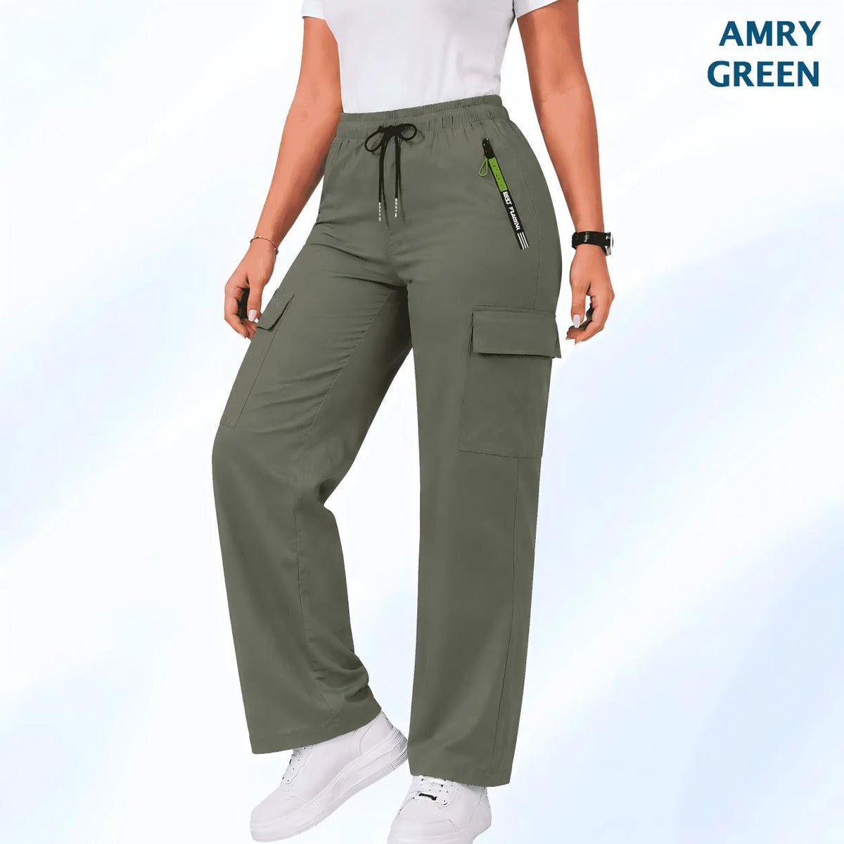 Women's Stretch Multi-Pocket Cargo Pants