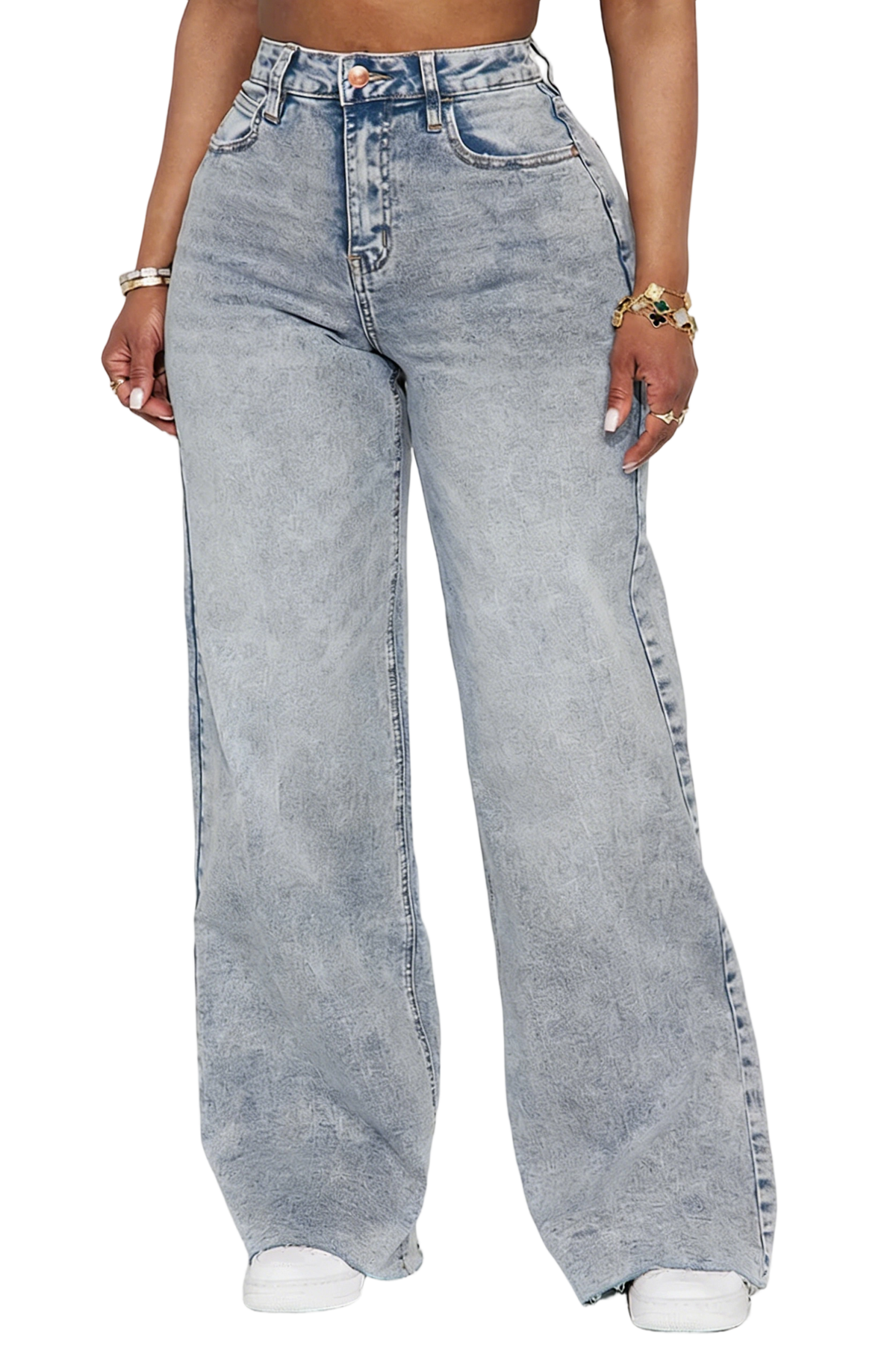 So Valid Stretch Wide Leg Jeans