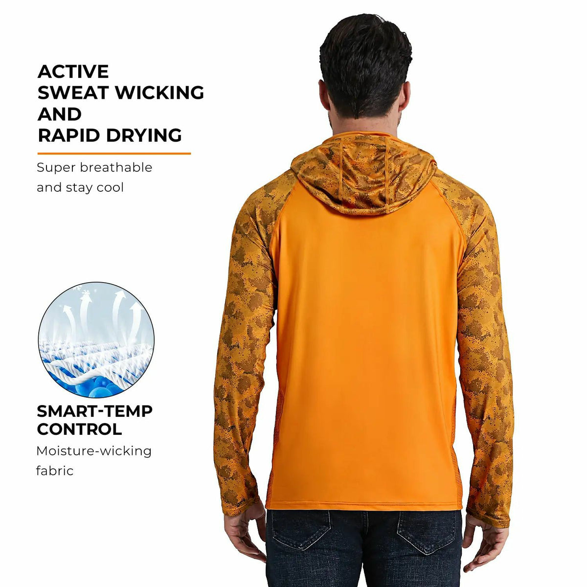 ☀️Men's UPF 50+ Sun Protection Hoodie with UV Detection