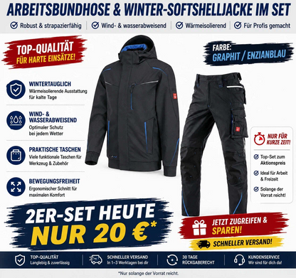 Softshelljacke Bundhose Set