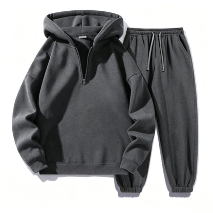 Men’s 2-Piece Vintage Knitted Tracksuit Set