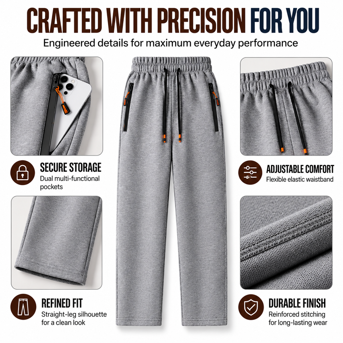 ⏰ 50% Off End-of-Season Sale – Quality at Half Price! ✨ Men’s Warm Winter Sweatpants for Ultimate Comfort ❄️👖