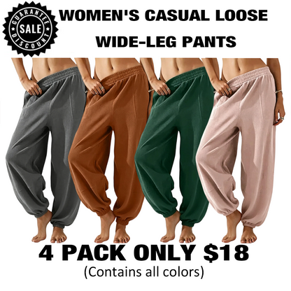 🔥Hot Sale💥Women's Wide Leg Pants🔥16-PACK - All Colors Included