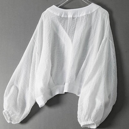 Women’s Summer Loose Lightweight Sheer Sun Protection Jacket