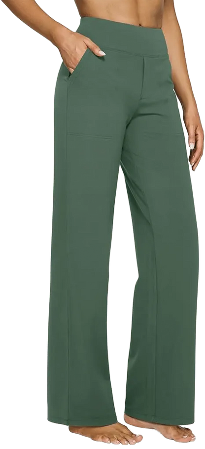 Loose High-Waist Business Casual Pants