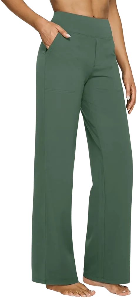 Loose High-Waist Business Casual Pants