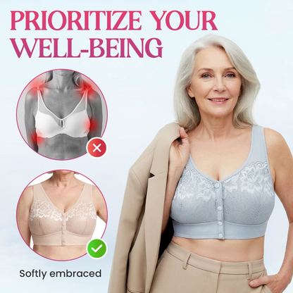 💥Front Closure Breathable Cotton Lifting Bra for Seniors
