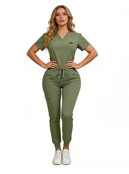 🔥Women's Multi-Pocket Jogger Set – Lightweight & Breathable