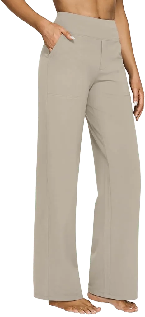 Loose High-Waist Business Casual Pants