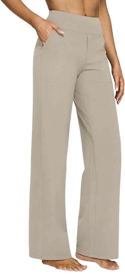 Loose High-Waist Business Casual Pants