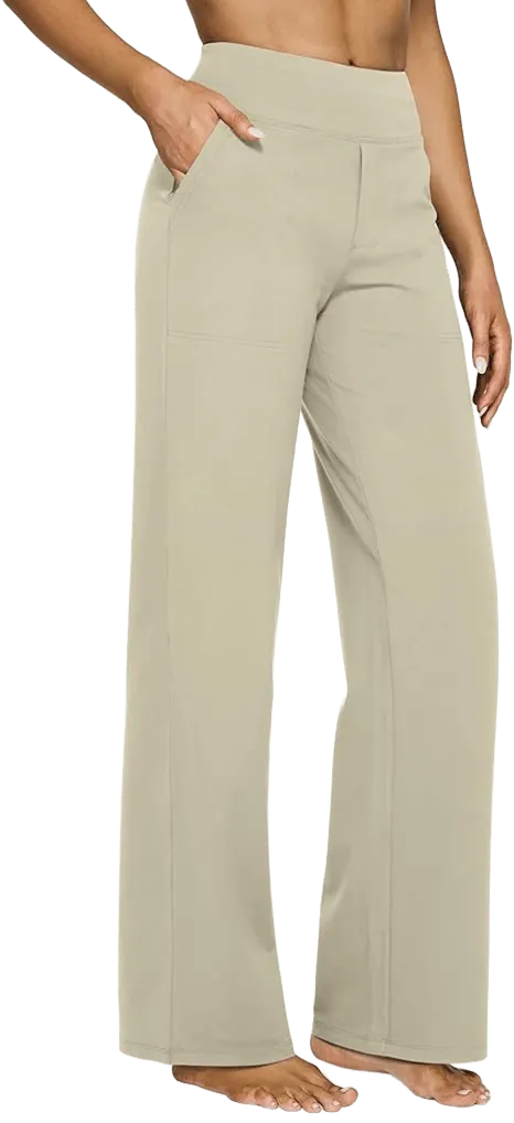 Loose High-Waist Business Casual Pants
