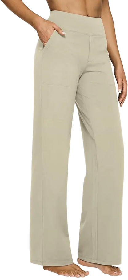 Loose High-Waist Business Casual Pants