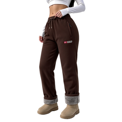 Women's Fleece-Lined Warm Long Pants