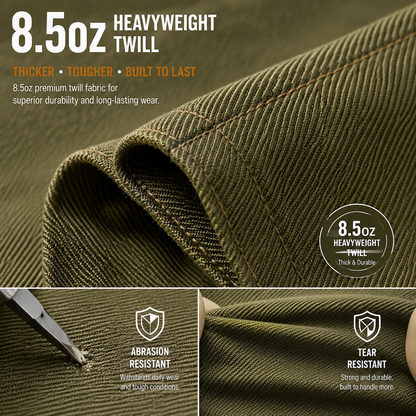 MEN’S DOUBLE KNEE STRAIGHT WORK PANTS