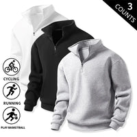 Light gray + black + white