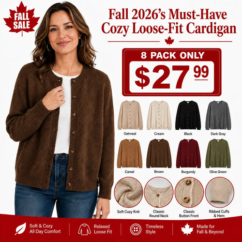 Fall 2026's Must-Have Cozy Loose-Fit Cardigan