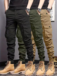 Black + Army Green + Khaki