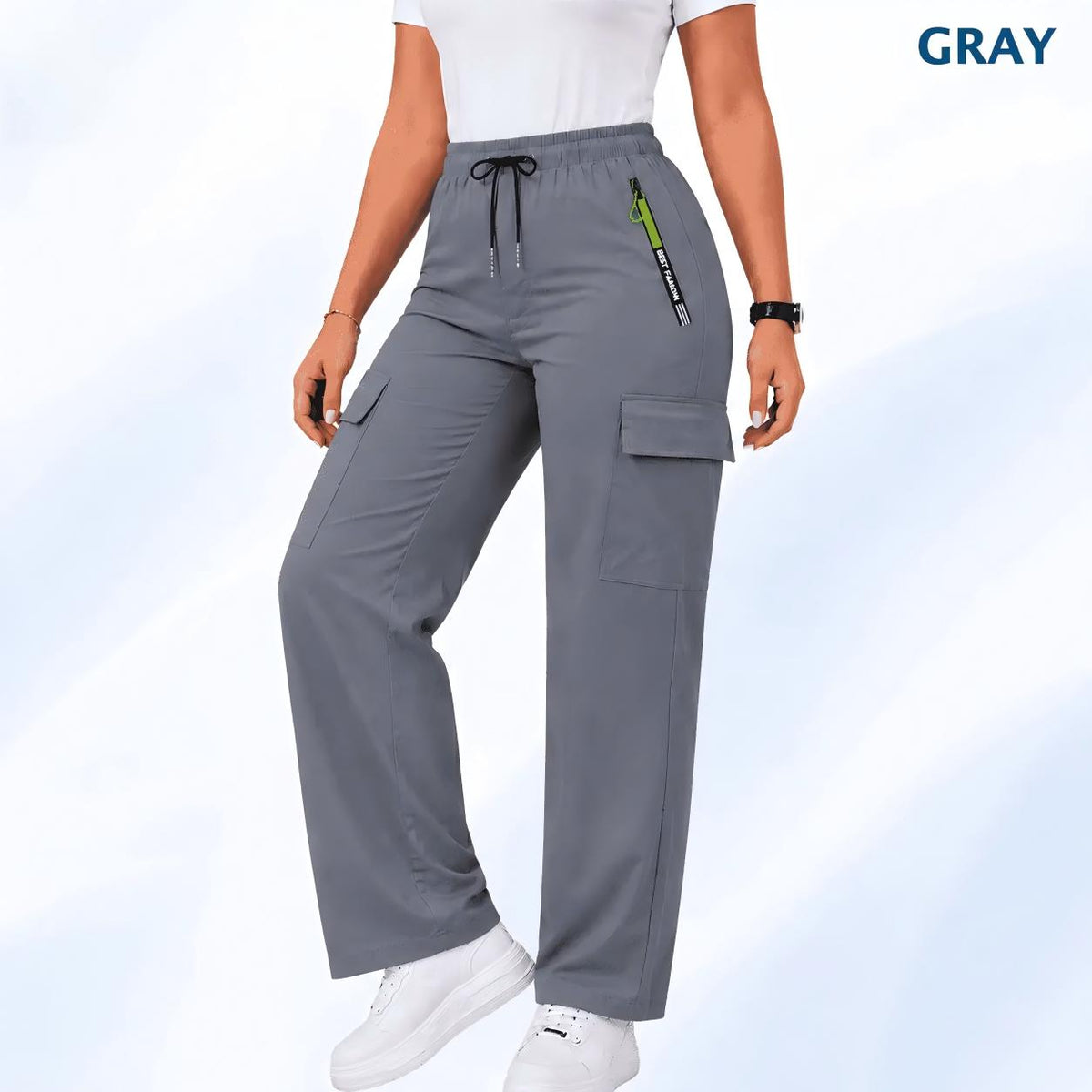 Women's Stretch Multi-Pocket Cargo Pants