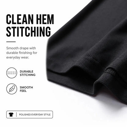 2-Pack Men's Long-Sleeved Lapel Polo Shirts