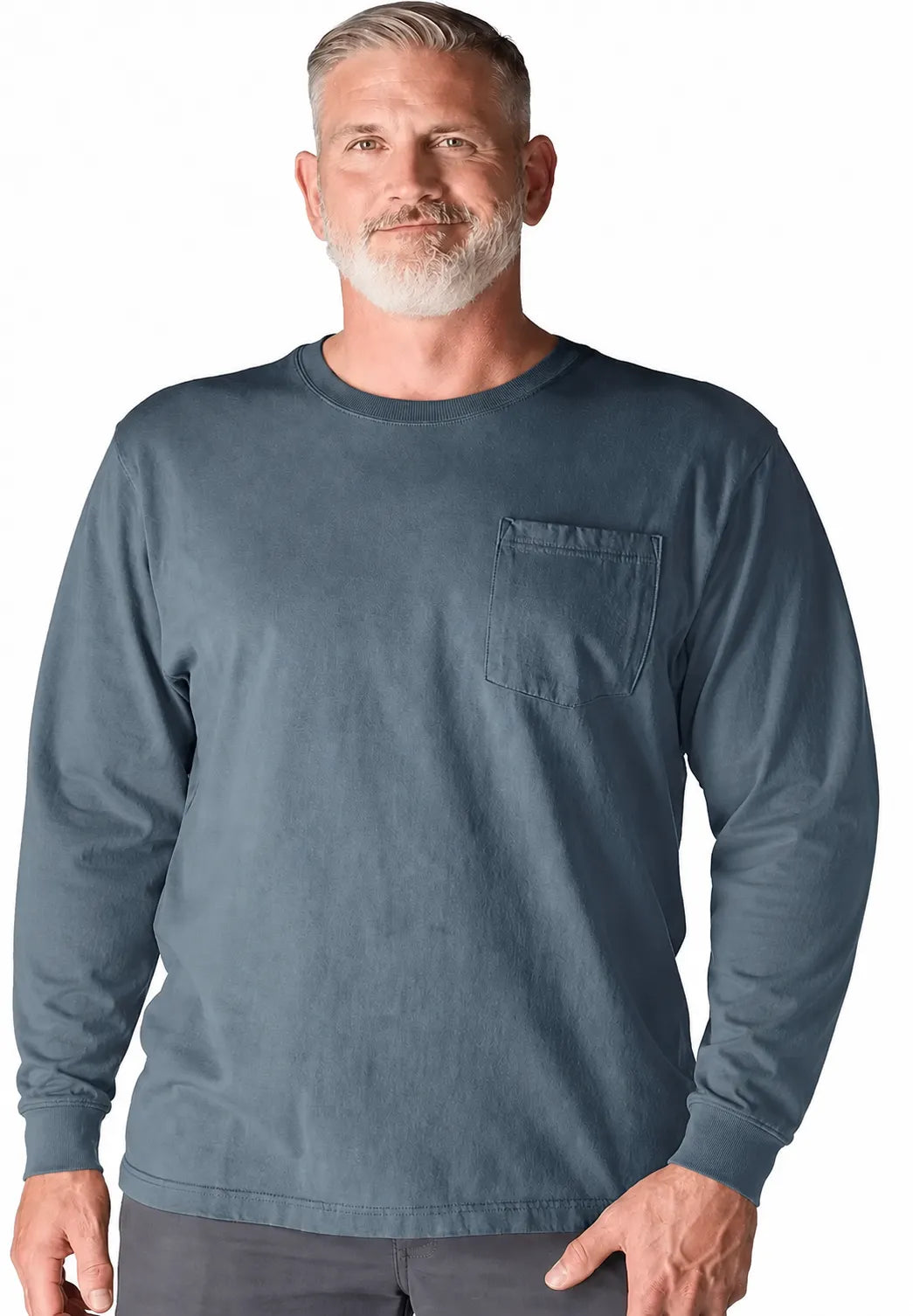 Men’s Heavyweight Pocket T-Shirt Duo – Short & Long Sleeve