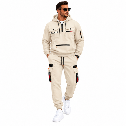 Men's 2-Piece Hoodie & Cargo Jogger Set