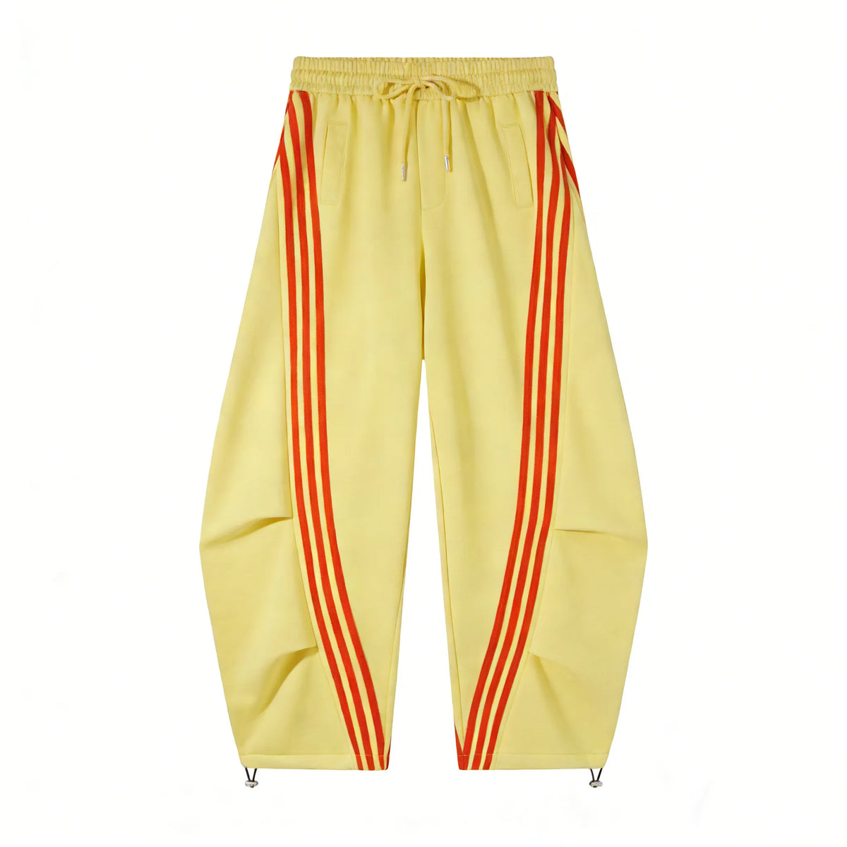 Flooo Loose Wide Leg Striped Track Pants