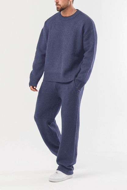 Men's Classic Knit Sweater Set – Everyday Comfort Outfit