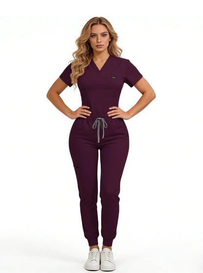 🔥Women's Multi-Pocket Jogger Set – Lightweight & Breathable