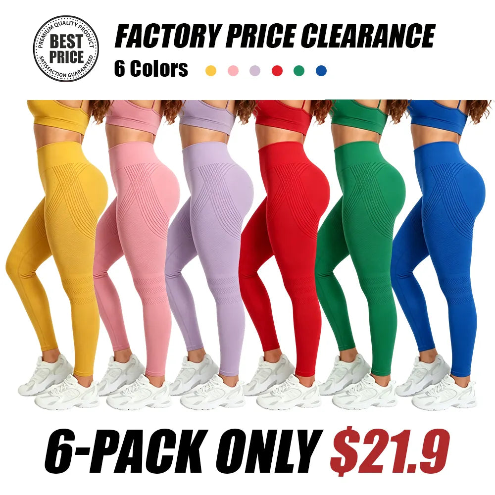Women's High-Waisted Slimming and Hip-Lifting Yoga Pants