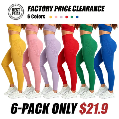 Women's High-Waisted Slimming and Hip-Lifting Yoga Pants