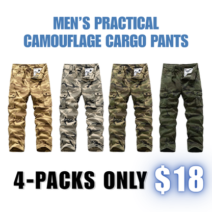 【LAST DAY SALE】Men's practical camouflage cargo pants