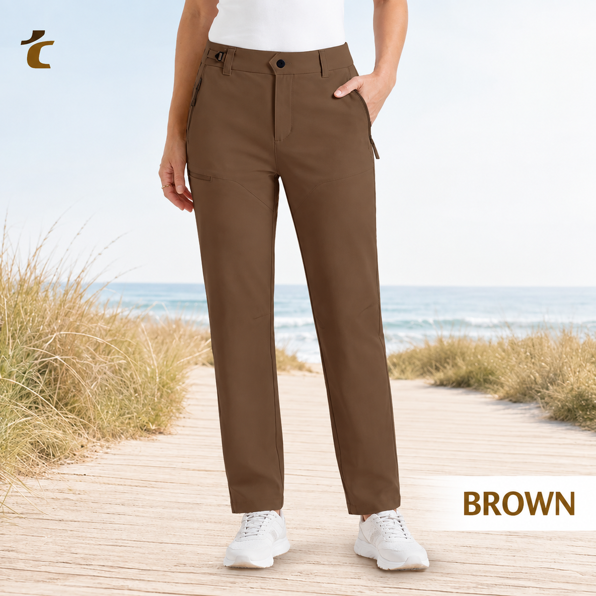 🔥 7 FOR ONLY $26.99! Trelovia Women's Stretch Flex-Fit Outdoor Utility Pants – Water-Repellent & Lightweight