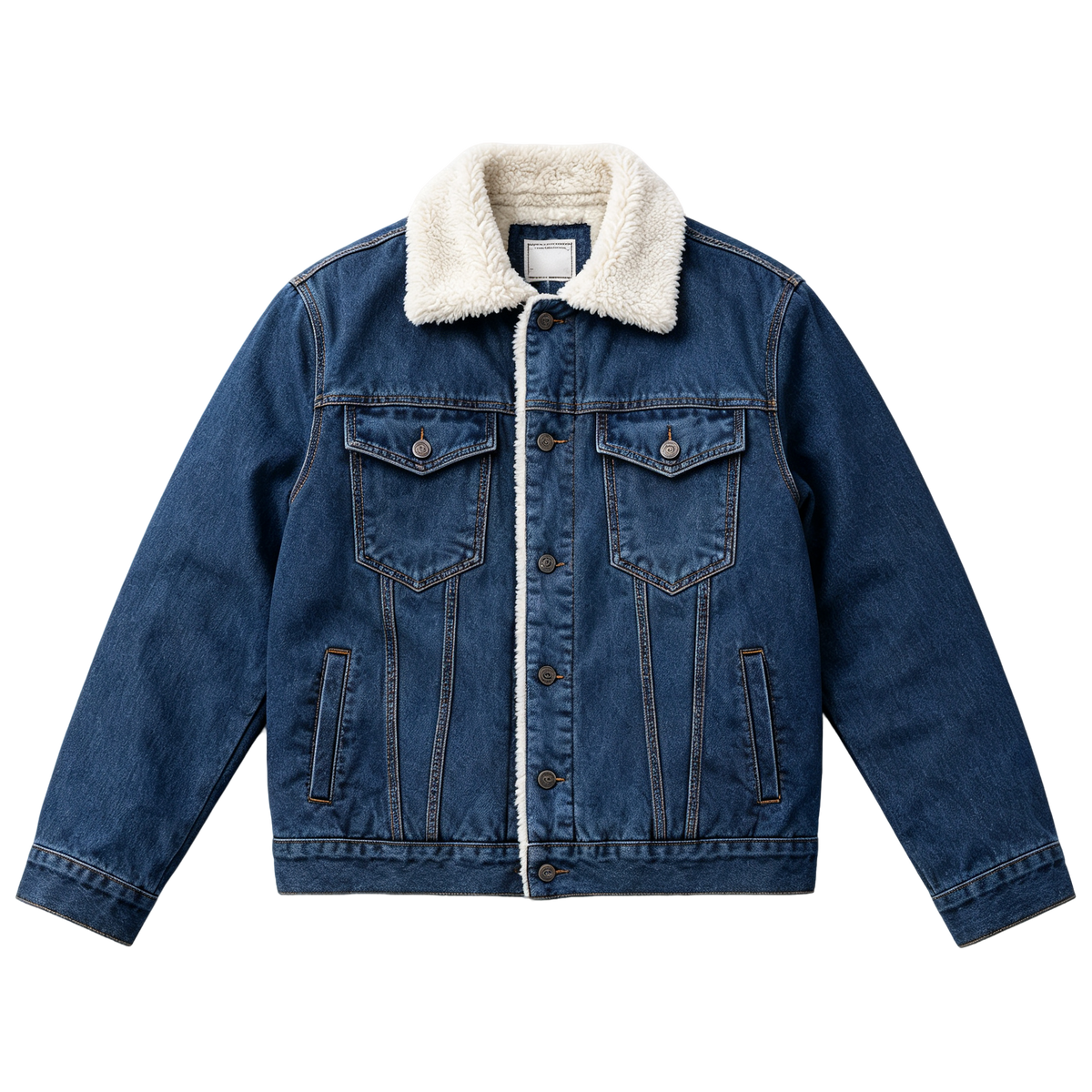 🔥🔥  BESTSELLER | Men's Sherpa-Lined Denim Jacket