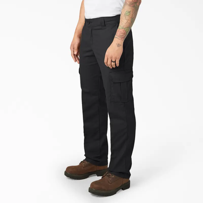 Men's Flex Cargo Pants – Regular Fit Straight Leg with Expandable Pockets