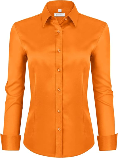 【LAST DAY SALE】Women Classic-Fit Dress Shirts