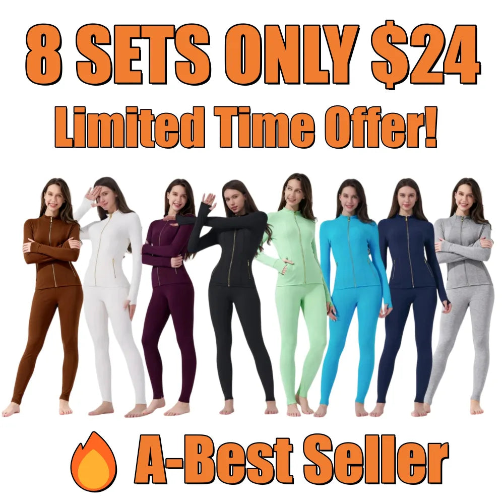 🔥Women's Sporty Tracksuit Set🔥8-Pack - All Colors Included, Only $24