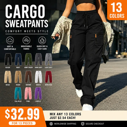 Women's Lightweight, Soft Summer Cargo Pants