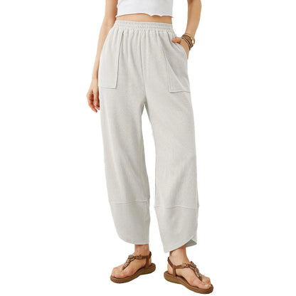 Elasticated Harem Palazzo Pants