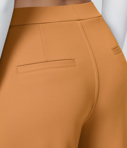 🔥 LAST DAY SALE  High‑Waist Straight‑Leg Tailored Trousers with Side Pockets