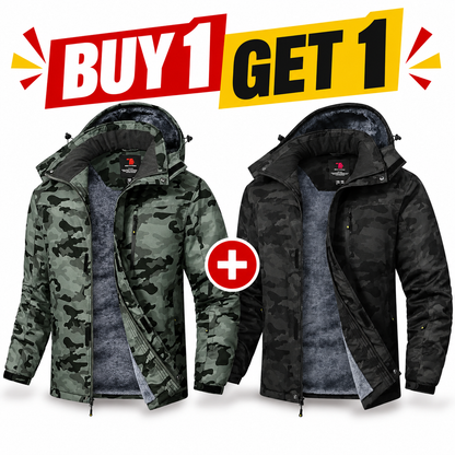 Men's Winter Ski Snow Jacket Waterproof Windproof Fleece Lined