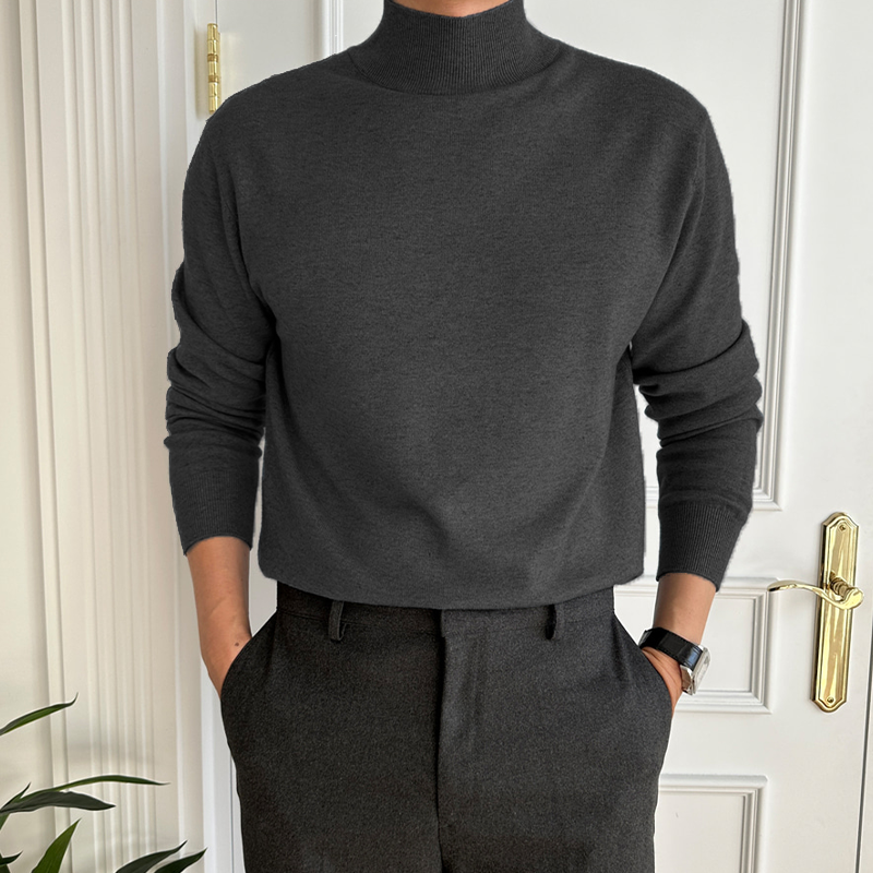 NEW🔥 Men's Cashmere Business Basic Sweater