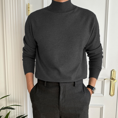NEW🔥 Men's Cashmere Business Basic Sweater