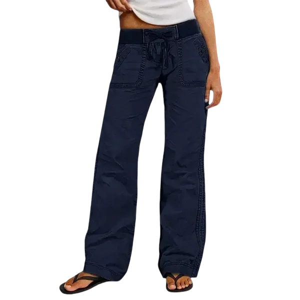 Women's High Stretch Mid Rise Straight Pants